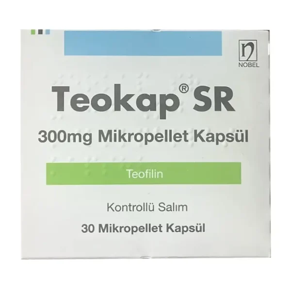 Teokap SR 200mg Nobel 3 vỉ x 10 viên - Thuốc phòng ngừa hen phế