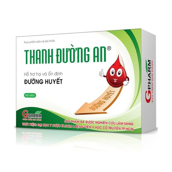 Tpbvsk Gpharm Thanh đường an, Hộp 60 viên