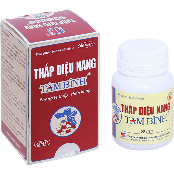 Thấp Diệu Nang Tâm Bình hỗ trợ giảm đau thần kinh tọa