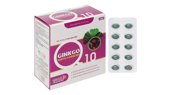 Ginkgo Natto Coenzym Q10 hỗ trợ tăng cường tuần hoàn máu não