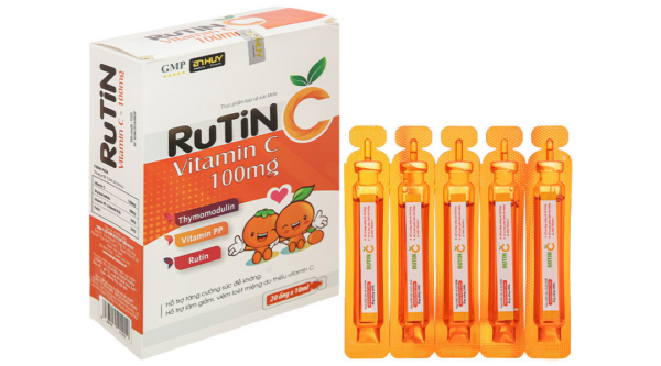 Dung dịch RuTin C bổ sung vitamin C tăng cường đề kháng