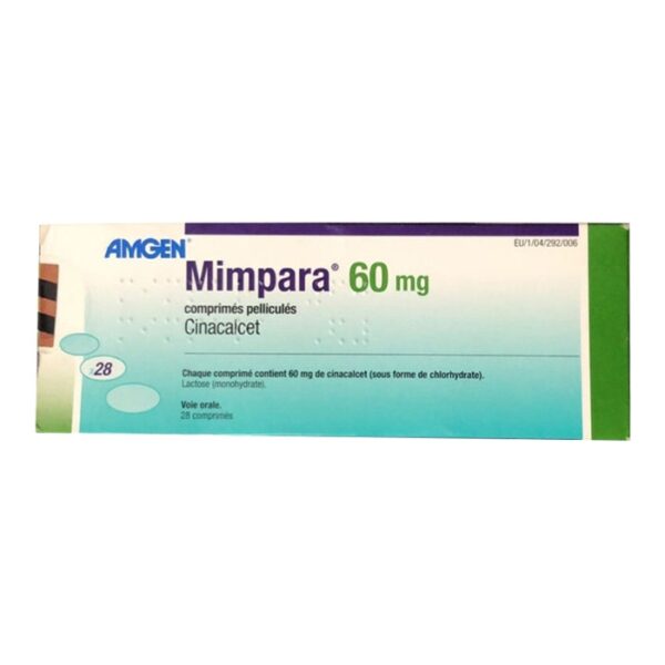 Thuốc Amgen Mimpara Cinacalcet 600mg, Hộp 28 viên