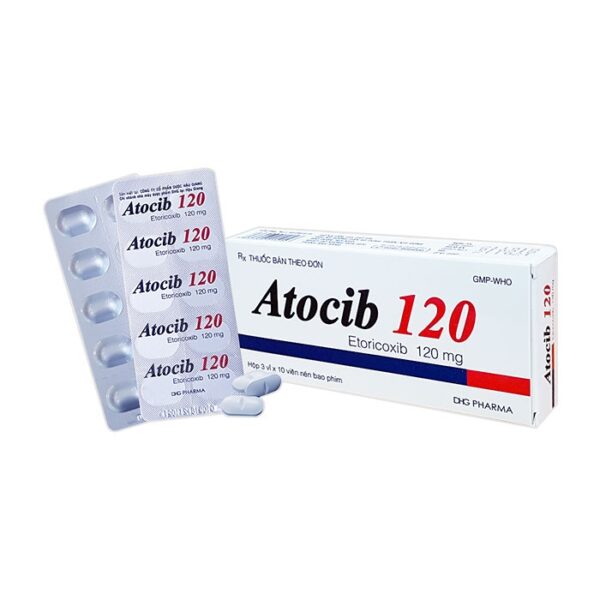 Thuốc Atocib 120mg DHG, Hộp 30 viên