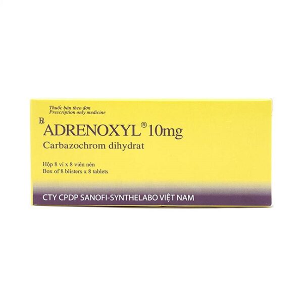 Thuốc cầm máu Adrenoxyl 10Mg | Hộp 8 vỉ x 8 viên