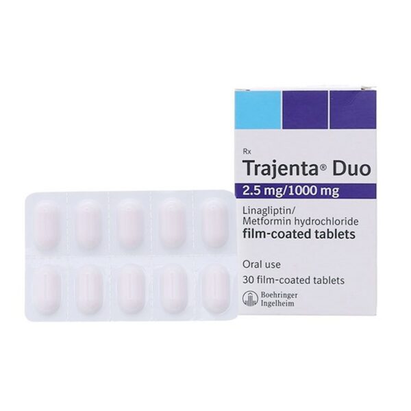 Trajenta Duo 2.5mg/1000mg Boehringer Ingelheim 3 vỉ x 10 viên