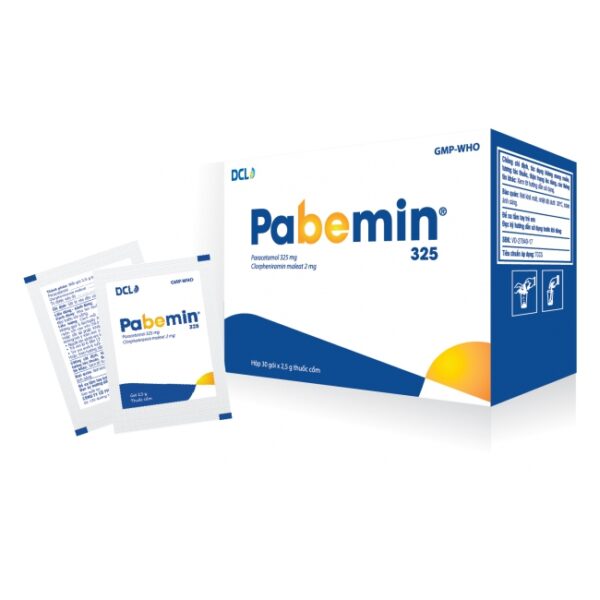 VPC Pabemin 325mg, Hộp 30 gói