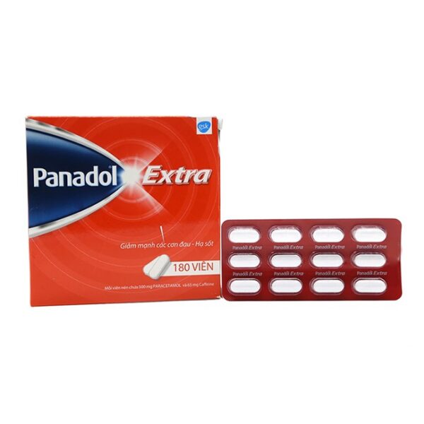 Panadol Extra, Hộp 180 viên