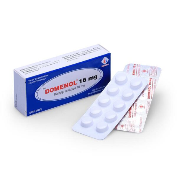 Thuốc hocmon, nội tiết tố Domenol 16mg Domesco