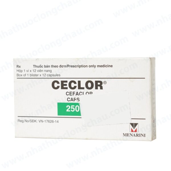 Thuốc kháng sinh Ceclor 250Mg, Hộp 12 Viên