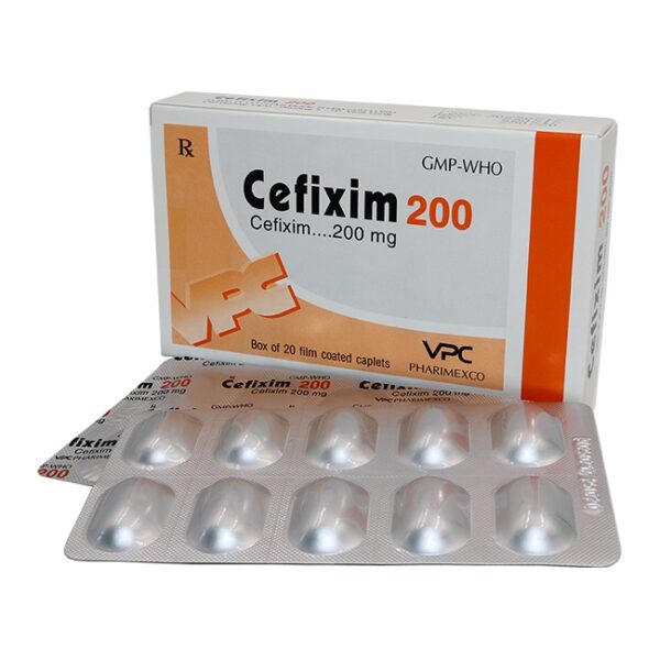 VPC Cefixim 200mg, Hộp 20 viên