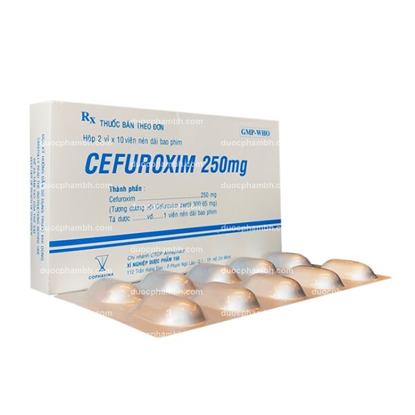 Thuốc kháng sinh CEFUROXIM 250 - Cefuroxim 250mg