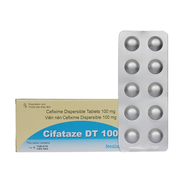 Thuốc kháng sinh CIFATAZE DT Cefixim 100mg | Sterling India