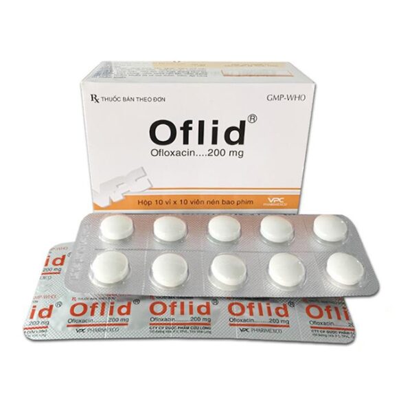 VPC Oflid 200mg, Hộp 100 viên