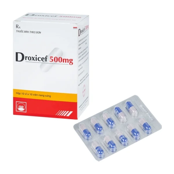 Thuốc kháng sinh PMP Droxicef 500mg 100 viên