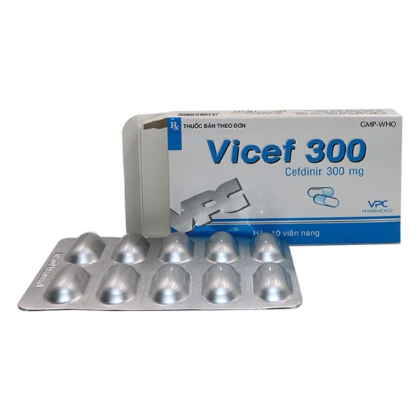 VPC Vicef 300mg, Hộp 10 viên