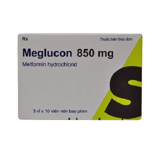 Thuốc Meglucon 850mg, Hộp 30 viên