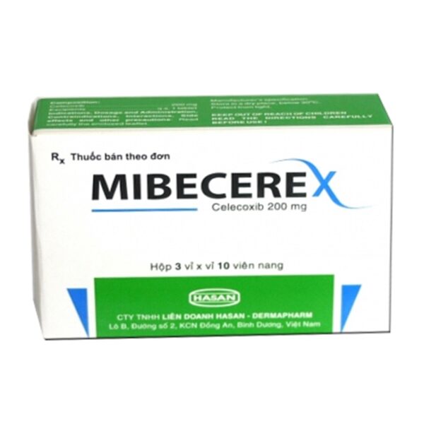 Hasan Mibecerex 200mg, Hộp 30 viên