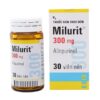 Thuốc Milurit 300mg, Allopurinol 300mg, Hộp 30 viên