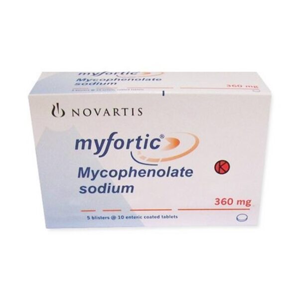 Thuốc Myfortic 360mg, Hộp 120 viên