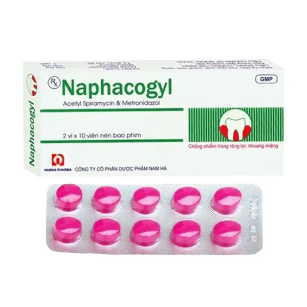 Thuốc Naphacogyl Nam hà, Hộp 20 viên