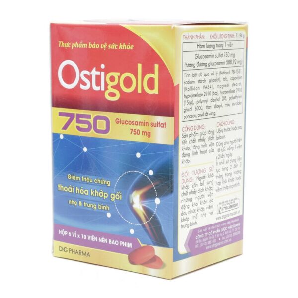 Tpbvsk Ostigold 750mg DHG, Hộp 60 viên