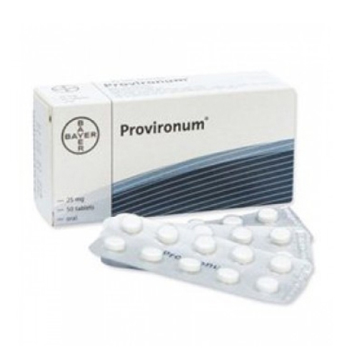 Thuốc PROVIRONUM 25MG, Hộp 50 Viên