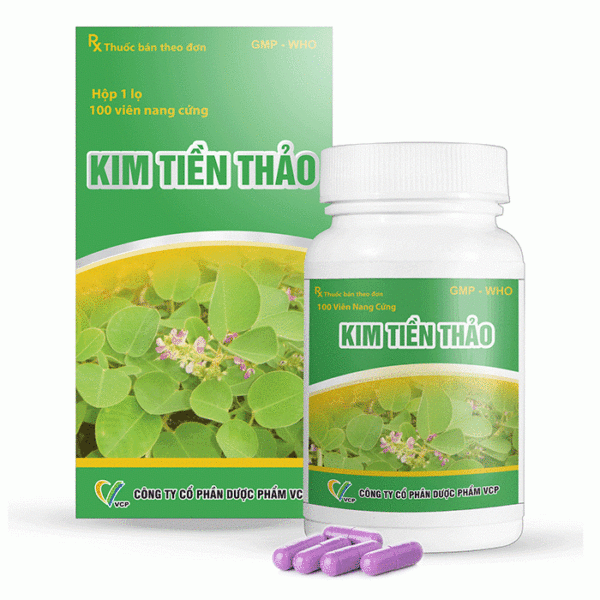 Kim Tiền Thảo VCP 100 viên - Điều trị sỏi thận