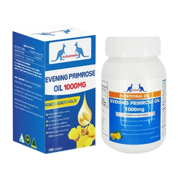 Evening Primrose Oil 1000mg AugoldHealth 100 viên – Viên uống tinh dầu hoa anh thảo