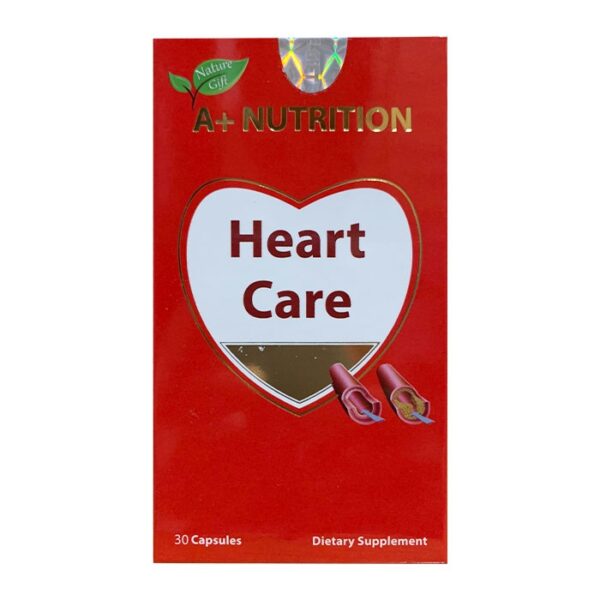 Tpbvsk giúp giảm mỡ máu Nature Gift A+ Nutrition Heart Care, Chai 30 viên