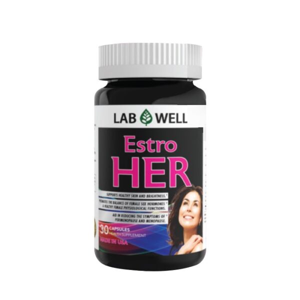 Tpbvsk sinh lý nữ Lab Well Estro HER, Chai 30 viên