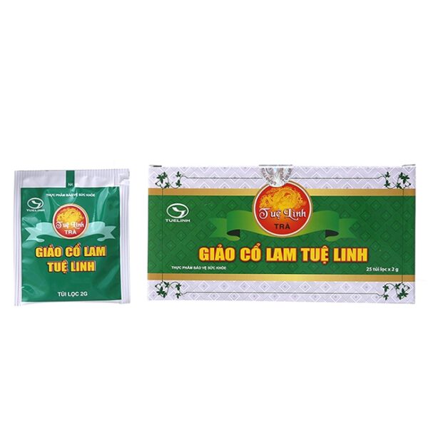 Trà giảo cổ lam tuệ linh 2g, Hộp 25 túi lọc