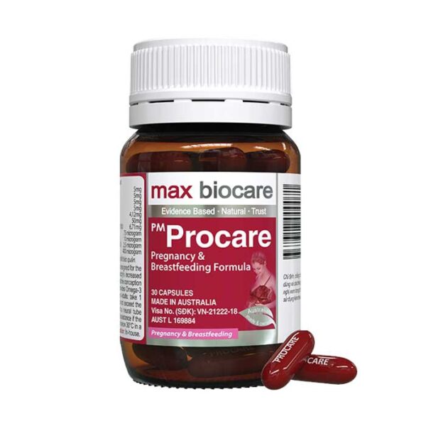 Viên bổ cho phụ nữ mang thai Max Biocare PM Procare 30 viên