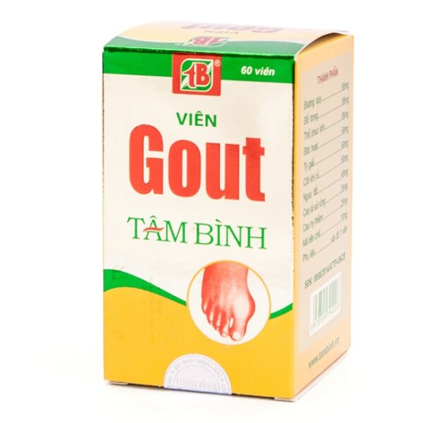 Viên Gout Tâm Bình phòng ngừa điều trị Gout