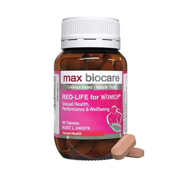 Viên hỗ trợ sinh lý nữ Max Biocare Red-Life For Women 60 viên