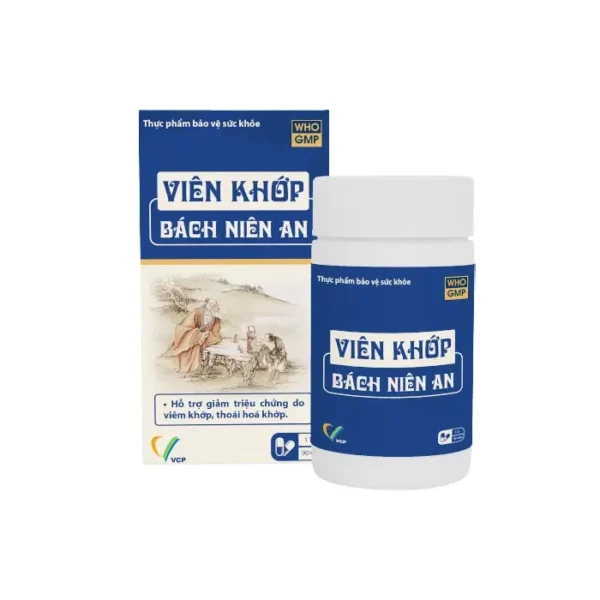 Viên Khớp Bách Niên An VCP 90 viên - Hỗ trợ giảm triệu chứng viêm khớp