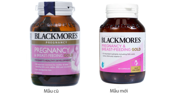 Blackmores Pregnancy & Breast - Feeding Gold dưỡng chất cho bà bầu