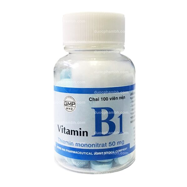 Viên uống bổ sung VITAMIN B1 50MG - Thiamin mononitrat