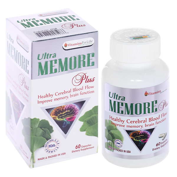 Ultra Memore Plus bổ não, cải thiện trí nhớ