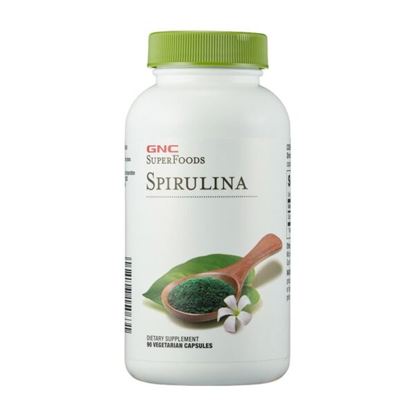 Viên uống chống lão hóa và làm đẹp GNC Spirulina 90 viên