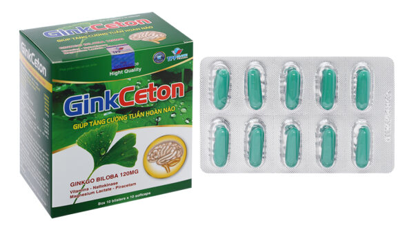 GinkCeton giúp tăng cường tuần hoàn não