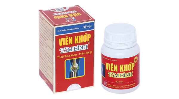 Viên khớp Tâm Bình hỗ trợ giảm thoái hóa khớp, viêm khớp