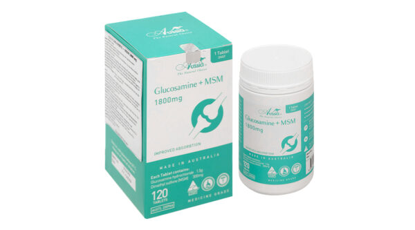 Aussia Glucosamine + MSM 1800mg giúp bổ sung dưỡng chất cho khớp