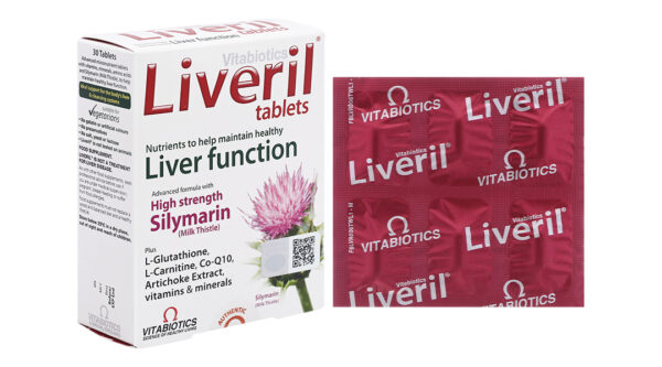 Vitabiotics Liveril hỗ trợ tăng cường chức năng gan