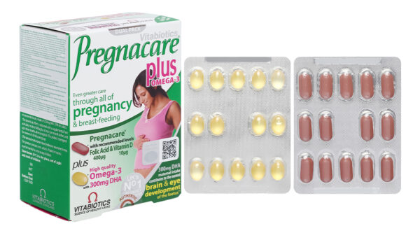 Vitabiotics Pregnacare Plus Omega-3 vitamin & khoáng chất cho bà bầu