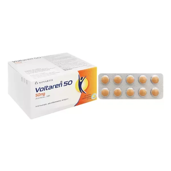 Voltaren 50mg Novartis 10 vỉ x 10 viên - Giảm đau, kháng viêm xương khớp