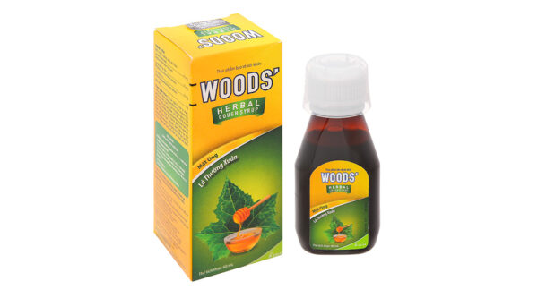 Siro Woods' Herbal Cough Syrup hỗ trợ giảm triệu chứng ho