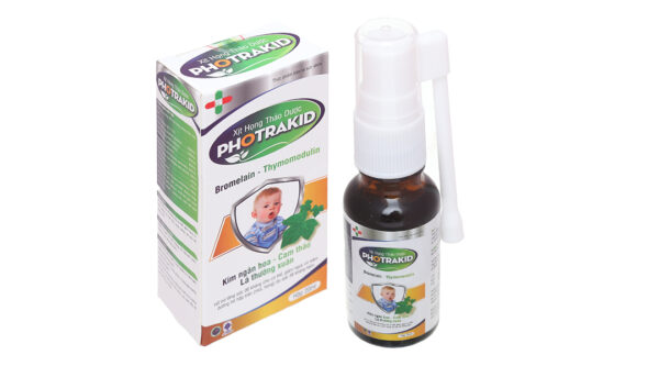 Xịt họng Photrakid hỗ trợ tăng đề kháng