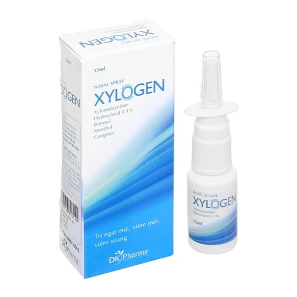 Xylogen 0.1% DK Pharma 15ml - Trị nghẹt mũi, sổ mũi