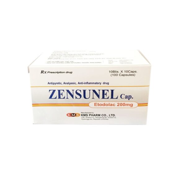 Thuốc KMS Zensunel 200mg, Hộp 100 viên