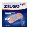 Zilgo Ag+ Adhesive Bandage 102 miếng - Băng cá nhân ion bạc kháng khuẩn